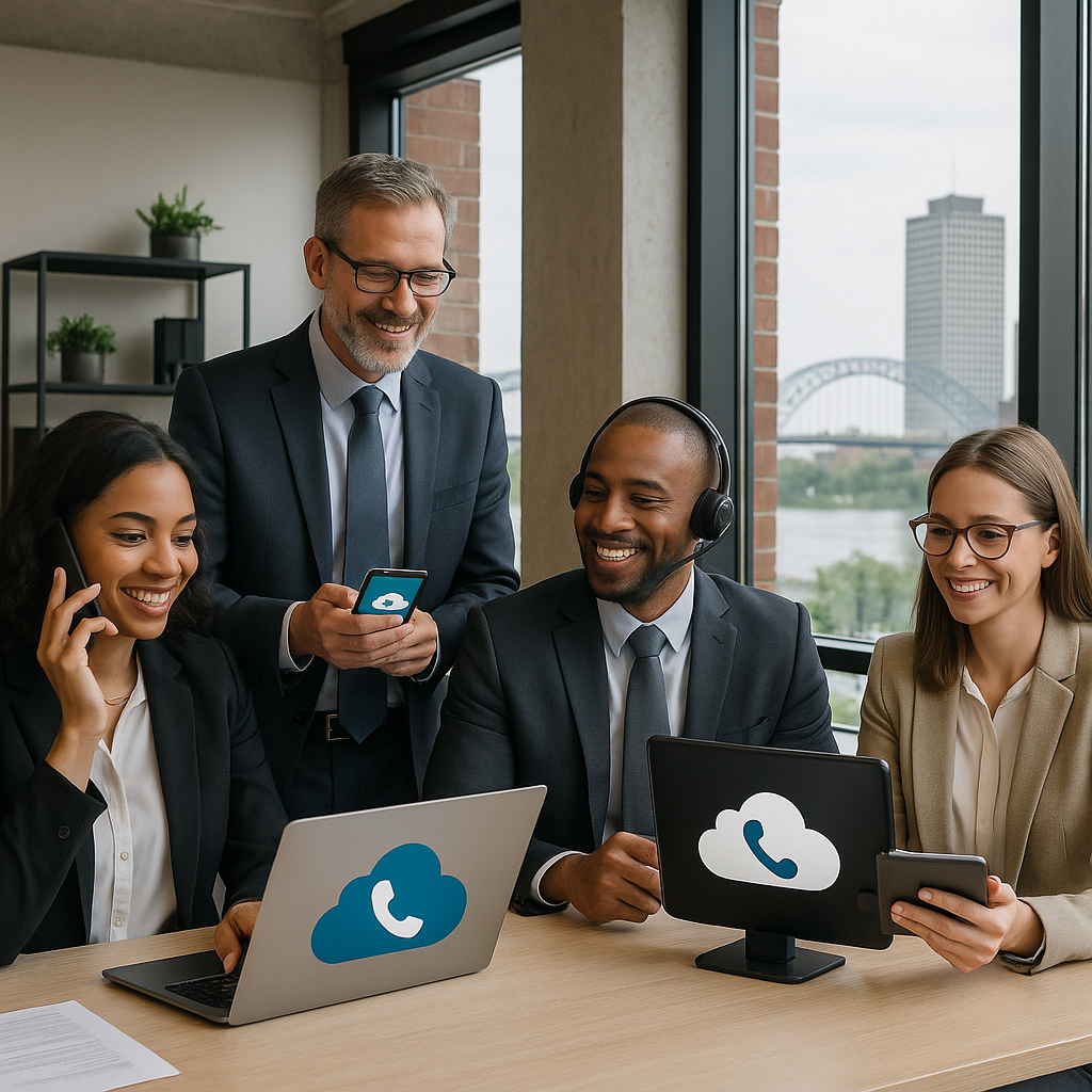A modern professional office in Memphis with busin